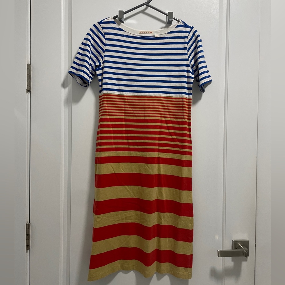 Marni x Uniqlo Striped Tee Dress